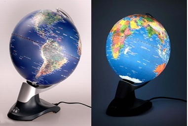 moving globe